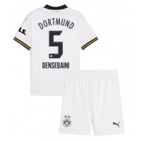 Borussia Dortmund Ramy Bensebaini #5 Fußballbekleidung 3rd trikot Kinder 2024-25 Kurzarm (+ kurze hosen)